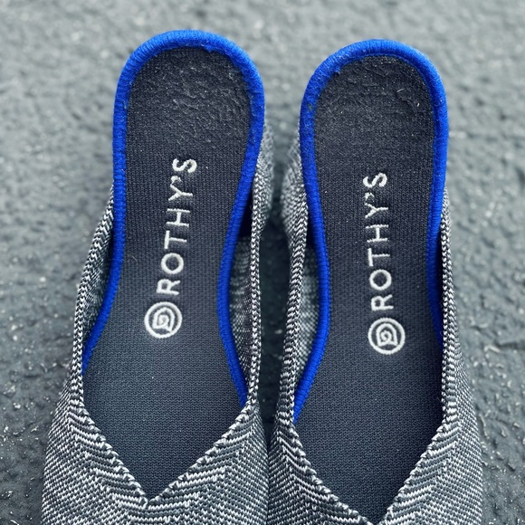 Rothy’s retired grey granite round toe ballet flats size 8.5w - Picture 5 of 6